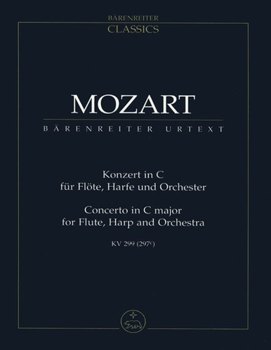 Mozart Flute and Harp Concerto Study Score - Vanderbilt Music Company