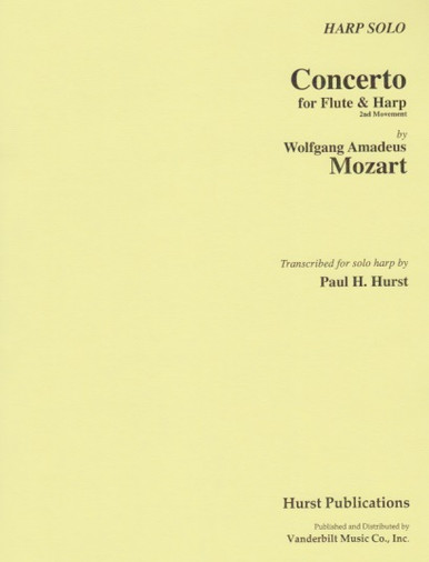 Mozart/Hurst: Concerto for Flute and Harp. Movement 2. Arranged