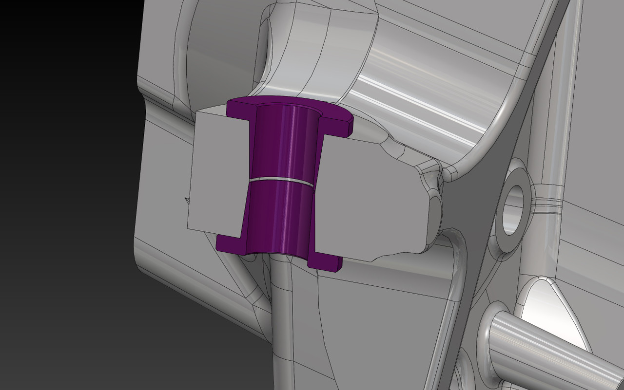 Rod End Taper Adapter Inserts for '05-12 SD Passenger Knuckle