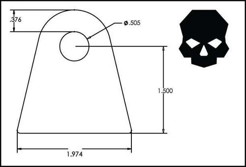 Axle Tube Shock Tabs (Flat Bottom) - Ballistic Fabrication
