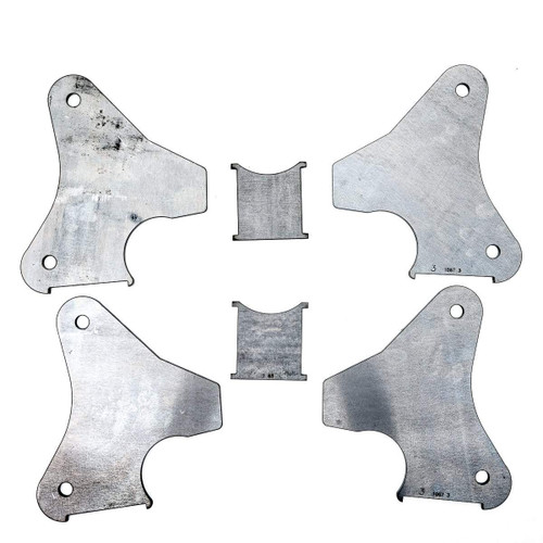 Flat Bottom Radius Arm Mounts (Pair) - Ballistic Fabrication