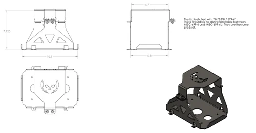 Ballistic 34/78 Die Hard/Odyssey DT Battery Box - Ballistic Fabrication