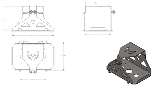 Ballistic Odyssey 65-PC1750 Battery Box - Ballistic Fabrication