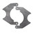 Dana 60 Weld-On Brake Caliper Brackets - Ballistic Fabrication