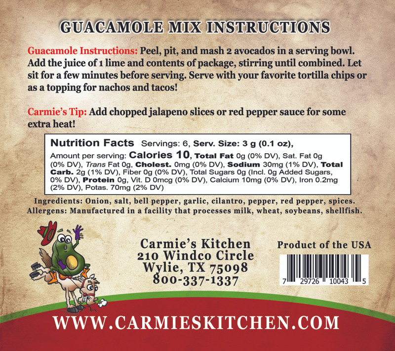 Guacamole Seasoning Mix