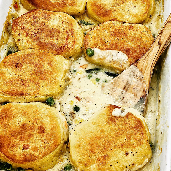 Chicken Pot Pie Casserole - Carmie's Kitchen