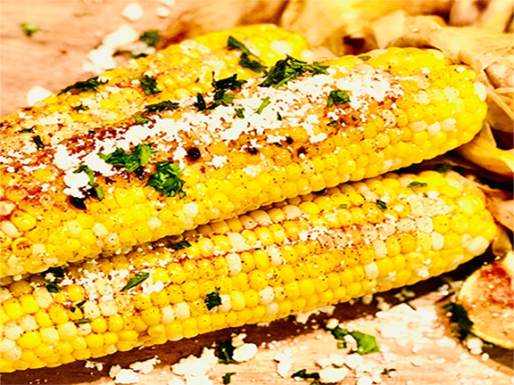 Red Chile and Lime Grilled Corn - Carmie's Kitchen