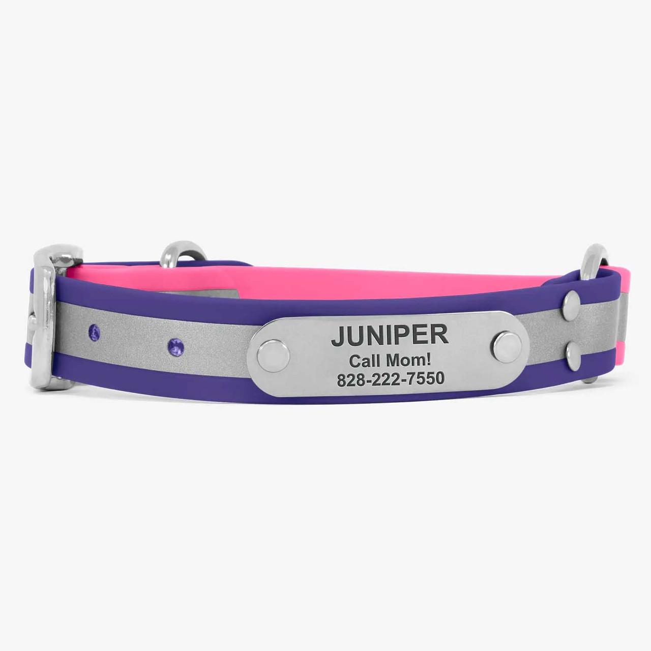 Reflective Personalized Pet Collars Personalized Reflective Dog