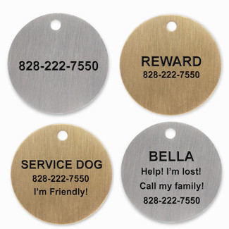 Pet Tag Back Examples