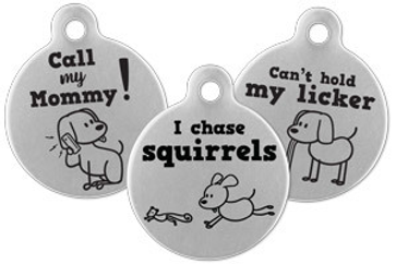 Stick Dog Pet Tags