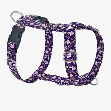 Moonlit Mushrooms Dog Harness