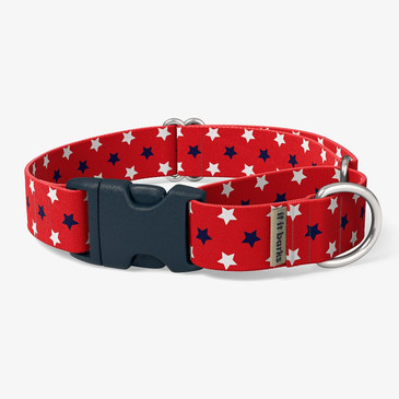 Patriotic Stars Martingale Collar