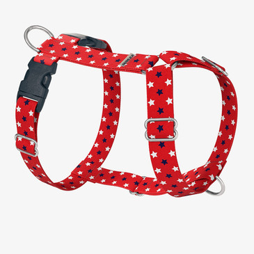 Patriotic Stars Dog Harness