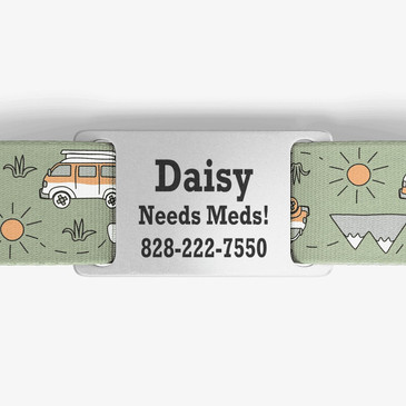 closeup of nameplate personalization