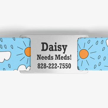 closeup of nameplate personalization