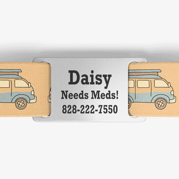 closeup of nameplate personalization