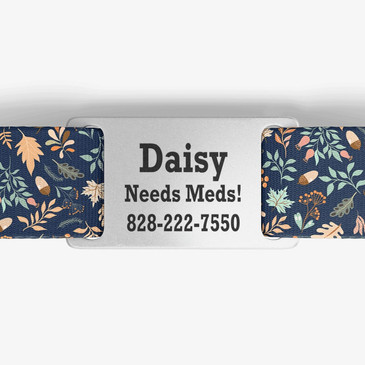 closeup of nameplate personalization