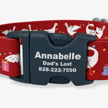 closeup of buckle personalization