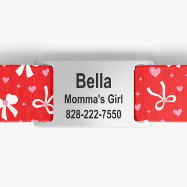 closeup of nameplate personalization