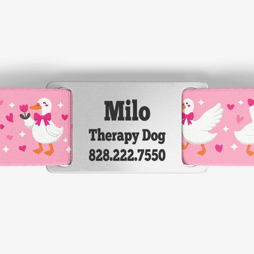 closeup of nameplate personalization