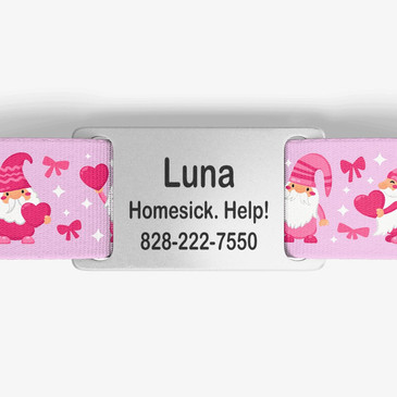 closeup of nameplate personalization