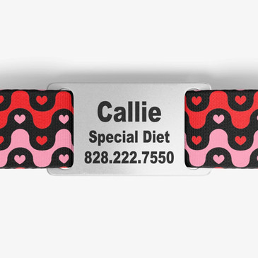 closeup of nameplate personalization