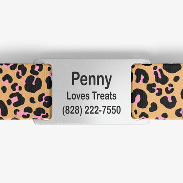 closeup of nameplate personalization