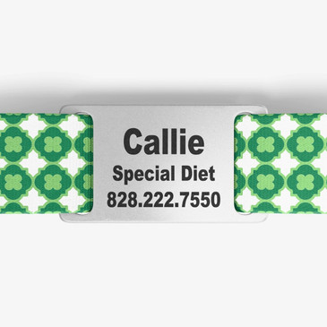 closeup of nameplate personalization