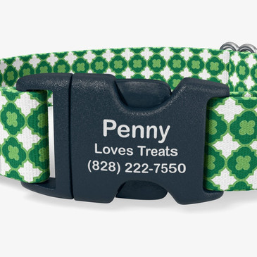 closeup view of personalization