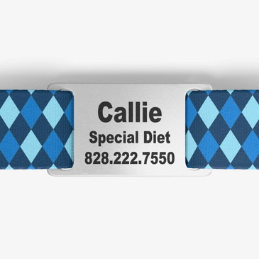 closeup of nameplate personalization