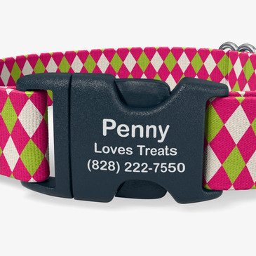 closeup view of personalization