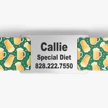 closeup of nameplate personalization