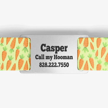 closeup of nameplate personalization