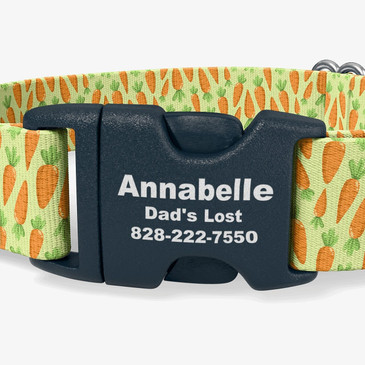 closeup view of personalization