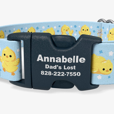 closeup view of personalization