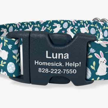 closeup of buckle personalization