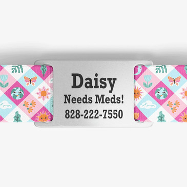 closeup of nameplate personalization