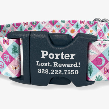 closeup view of personalization