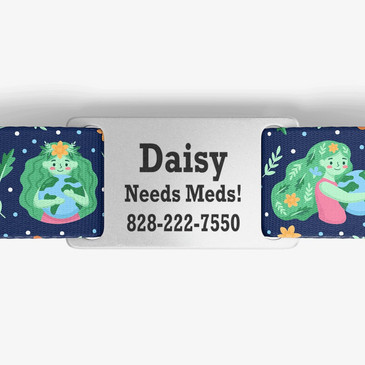 closeup of nameplate personalization