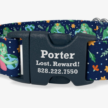 closeup view of personalization