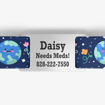 closeup of nameplate personalization