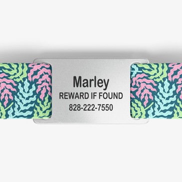 closeup of nameplate personalization