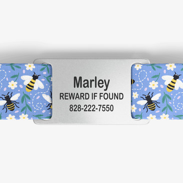 closeup of nameplate personalization