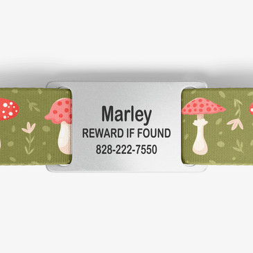 closeup of nameplate personalization