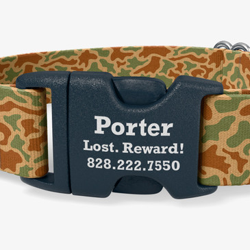 closeup view of personalization