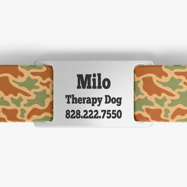closeup of nameplate personalization