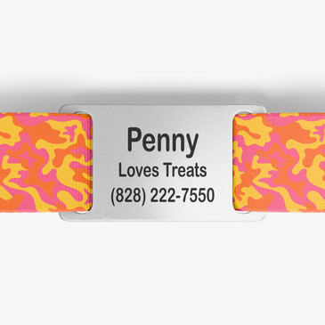 closeup of nameplate personalization