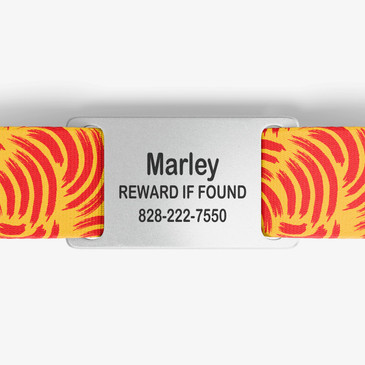 closeup of nameplate personalization
