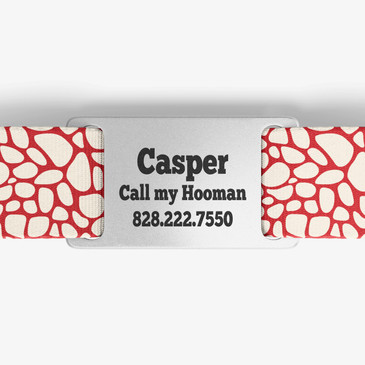 closeup of nameplate personalization