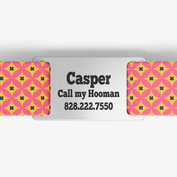 closeup of nameplate personalization